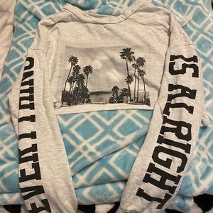 cropped long sleeve